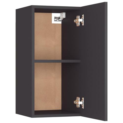 Tv-bord 30,5x30x60 cm konstrueret træ grå
