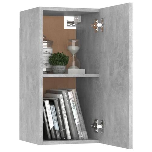 Tv-borde 2 stk. 30,5x30x60 cm konstrueret træ betongrå