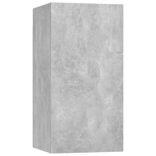 Tv-borde 2 stk. 30,5x30x60 cm konstrueret træ betongrå