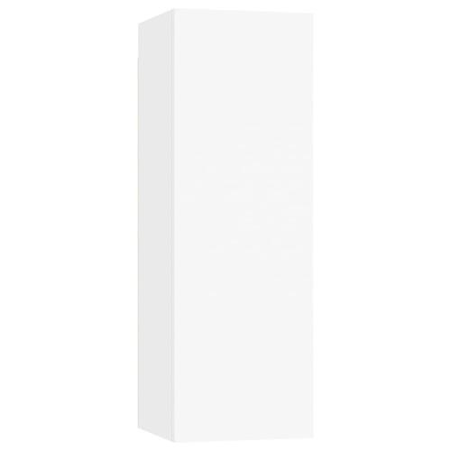 Tv-skab 30,5x30x90 cm konstrueret træ hvid