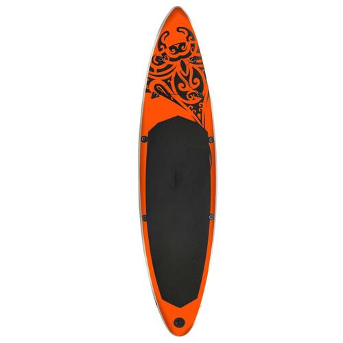 Oppusteligt paddleboardsæt 305x76x15 cm orange