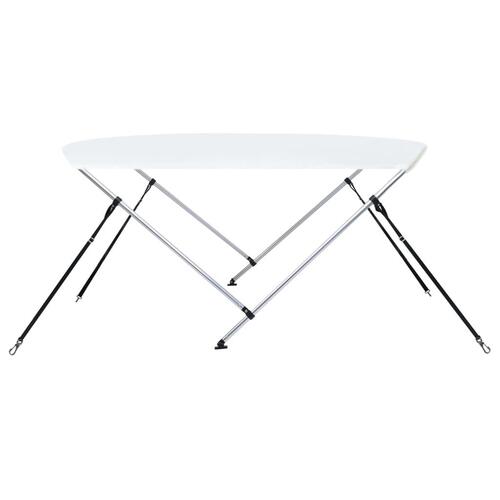 Biminitop med 2 buer 150x120x110 cm hvid