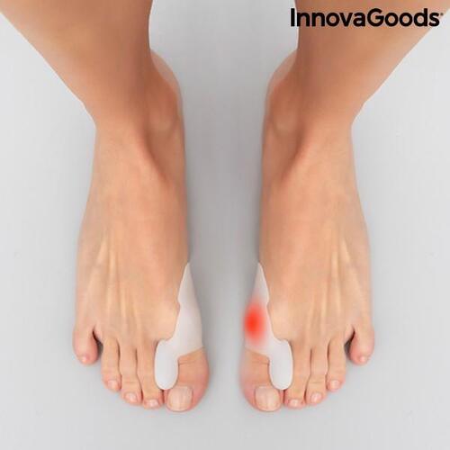 Silikone Bunion Corrector Protector Bunilief Pakke med 2 stk