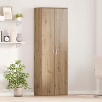 Højskab Unik Egetræ 60x35x180 cm Engineered Wood