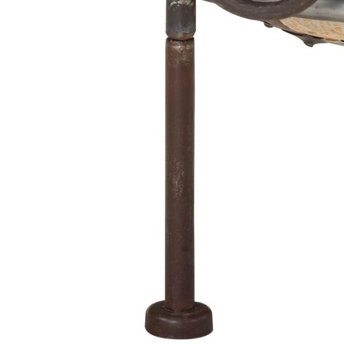 Rustikt bålfad Ø40 cm jern farverigt