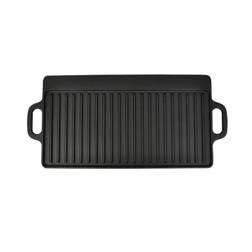 Grillplade 50x23 cm vendbar støbejern