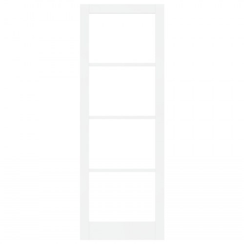 Indvendig Dør med Glas "ORKDAL" Hvid 83x232x4 cm