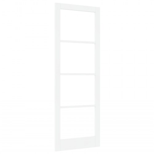 Indvendig Dør med Glas "ORKDAL" Hvid 83x232x4 cm