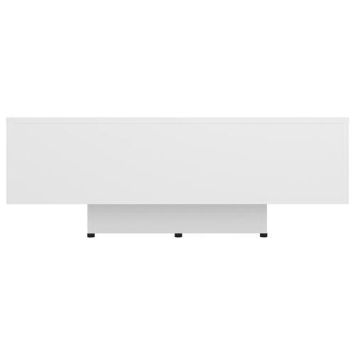 Sofabord 85x55x31 cm konstrueret træ hvid