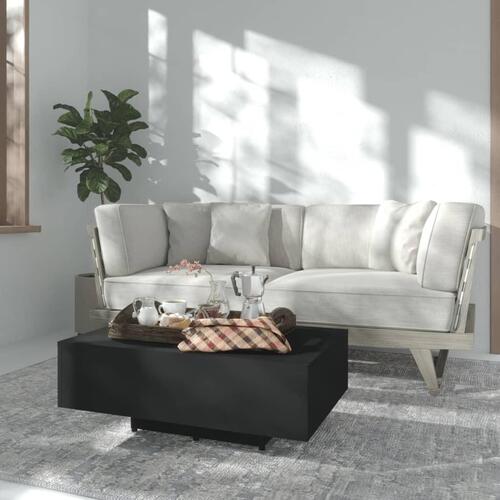 Sofabord 85x55x31 cm konstrueret træ sort