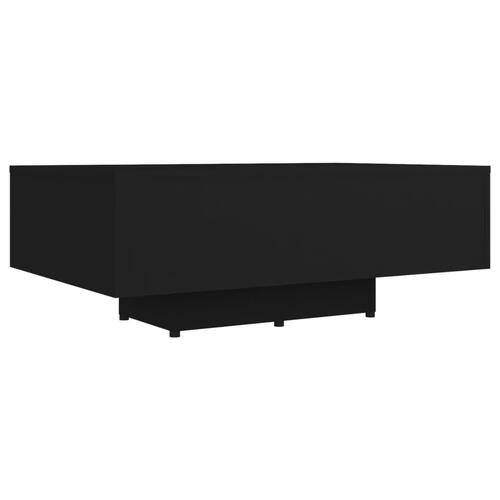 Sofabord 85x55x31 cm konstrueret træ sort