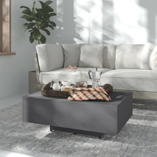 Sofabord 85x55x31 cm konstrueret træ grå