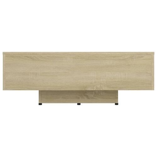 Sofabord 85x55x31 cm konstrueret træ sonoma-eg