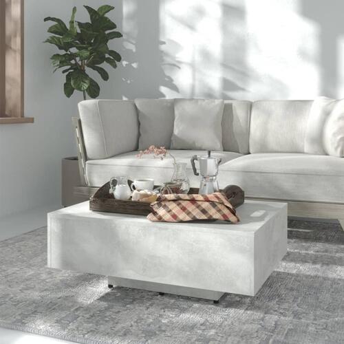 Sofabord 85x55x31 cm konstrueret træ betongrå