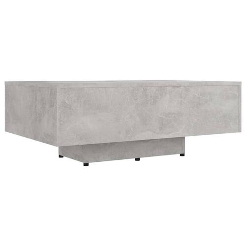 Sofabord 85x55x31 cm konstrueret træ betongrå