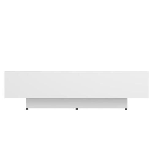 Sofabord 100x49,5x31 cm konstrueret træ hvid