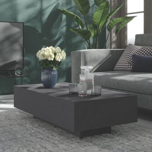Sofabord 100x49,5x31 cm konstrueret træ grå