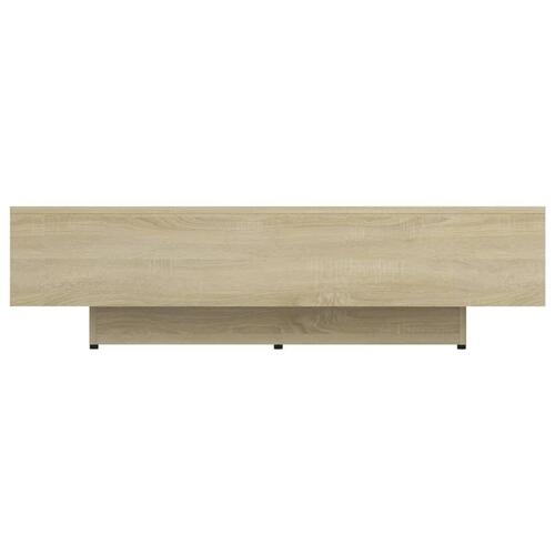 Sofabord 100x49,5x31 cm konstrueret træ sonoma-eg
