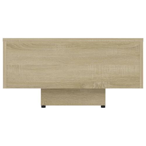 Sofabord 100x49,5x31 cm konstrueret træ sonoma-eg