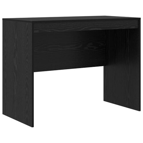 Skrivebord Sort egetræ Konstrueret træ 100 x 50 x 76 cm Holdbart