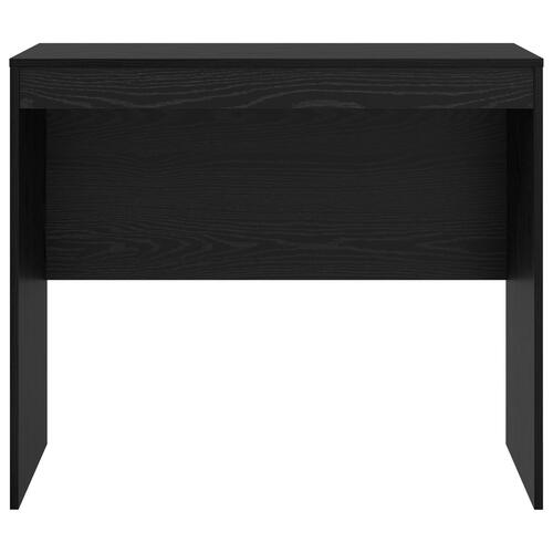 Skrivebord Sort egetræ Konstrueret træ 100 x 50 x 76 cm Holdbart