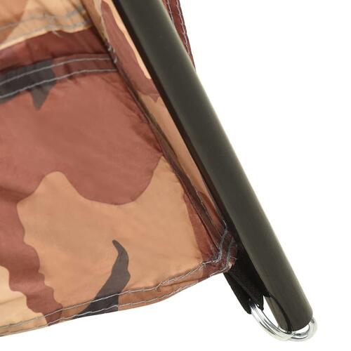 Pooltelt 500x433x250 cm stof camouflagefarvet