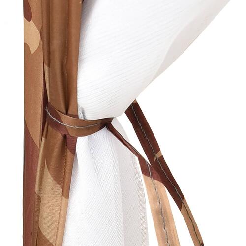 Pooltelt 500x433x250 cm stof camouflagefarvet