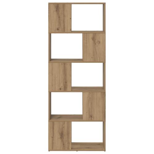 Bogreol Artisan Egetræ Spånplader 60 x 24 x 155 cm Bogreol