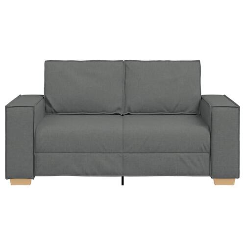 2-personers sofa mørkegrå 120 cm stof