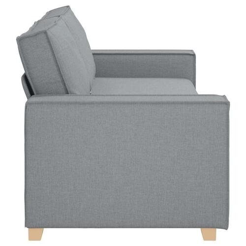3-personers sofa lysegrå 180 cm stof