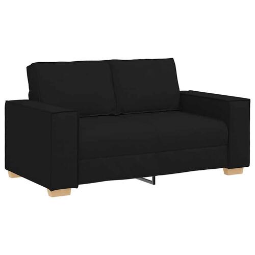 2-personers sofa sort 120 cm stof