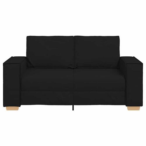 2-personers sofa sort 120 cm stof