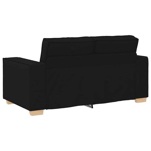 2-personers sofa sort 120 cm stof
