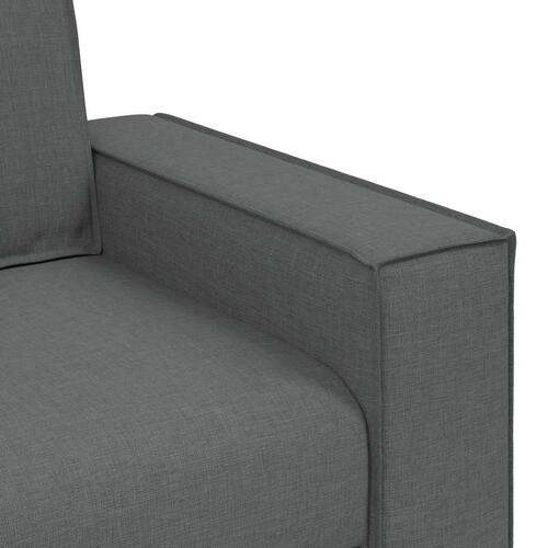 3-personers sofa mørkegrå 180 cm stof