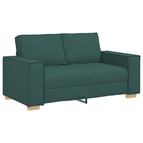 2-personers sofa mørkegrøn 120 cm stof