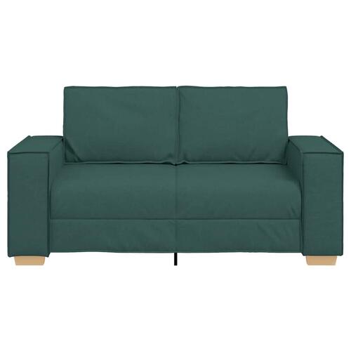 2-personers sofa mørkegrøn 120 cm stof