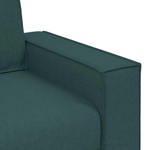 2-personers sofa mørkegrøn 120 cm stof