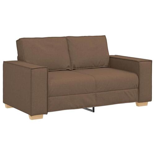 2-personers sofa brun 120 cm stof