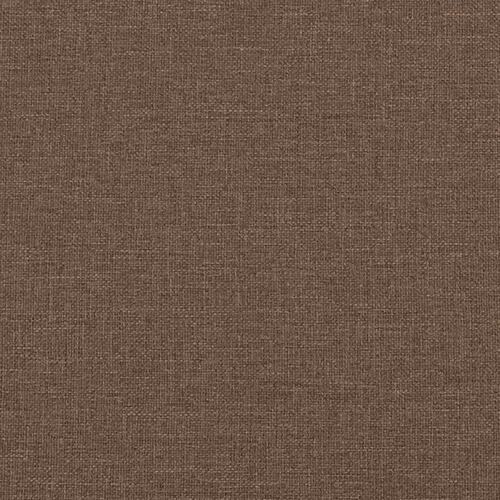 2-personers sofa brun 120 cm stof