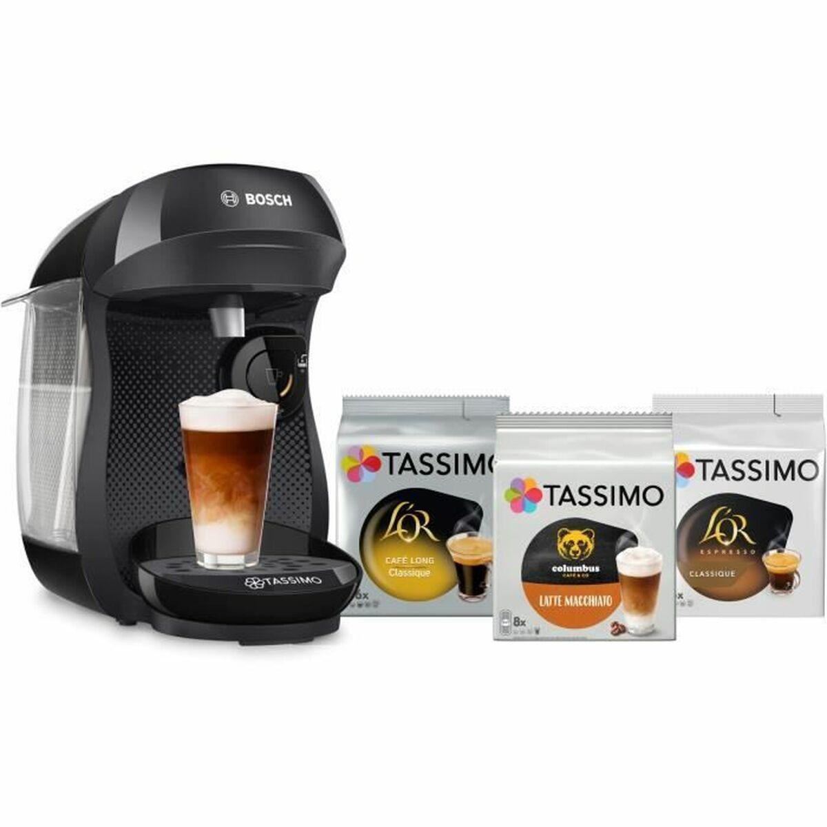 BOSCH Tassimo Happy kapselkaffemaskine - sort (noir)