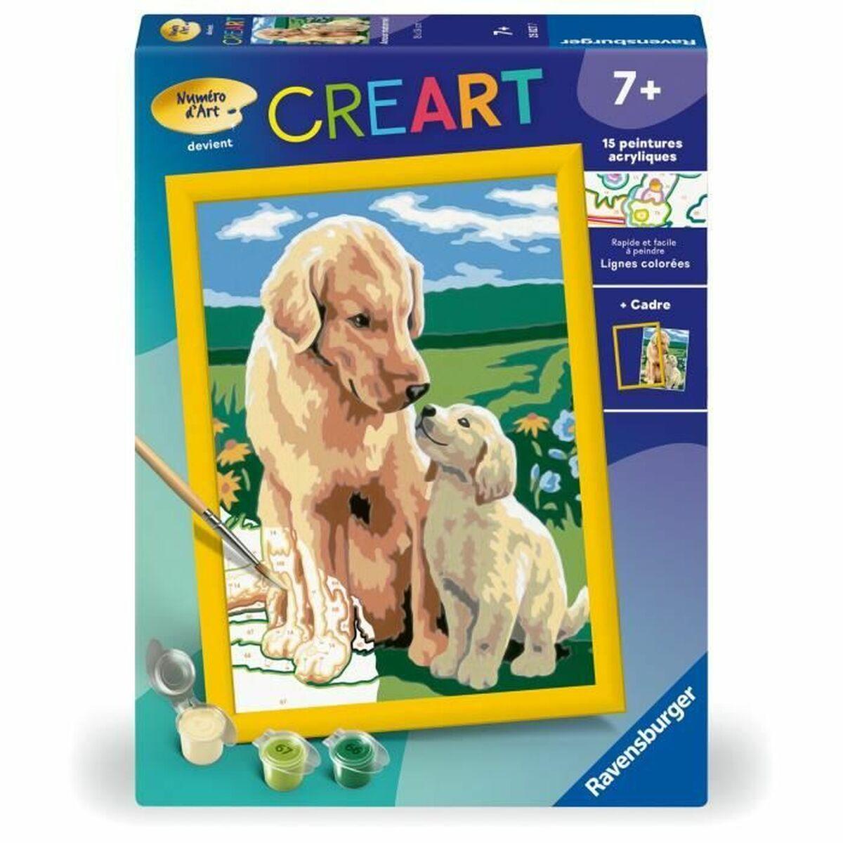 Ravensburger CreArt Tegningssæt - Hunde motiv, 7+