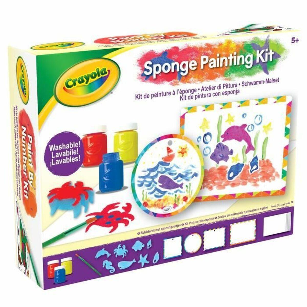 Crayola Tegningssæt - Sponge Painting Kit