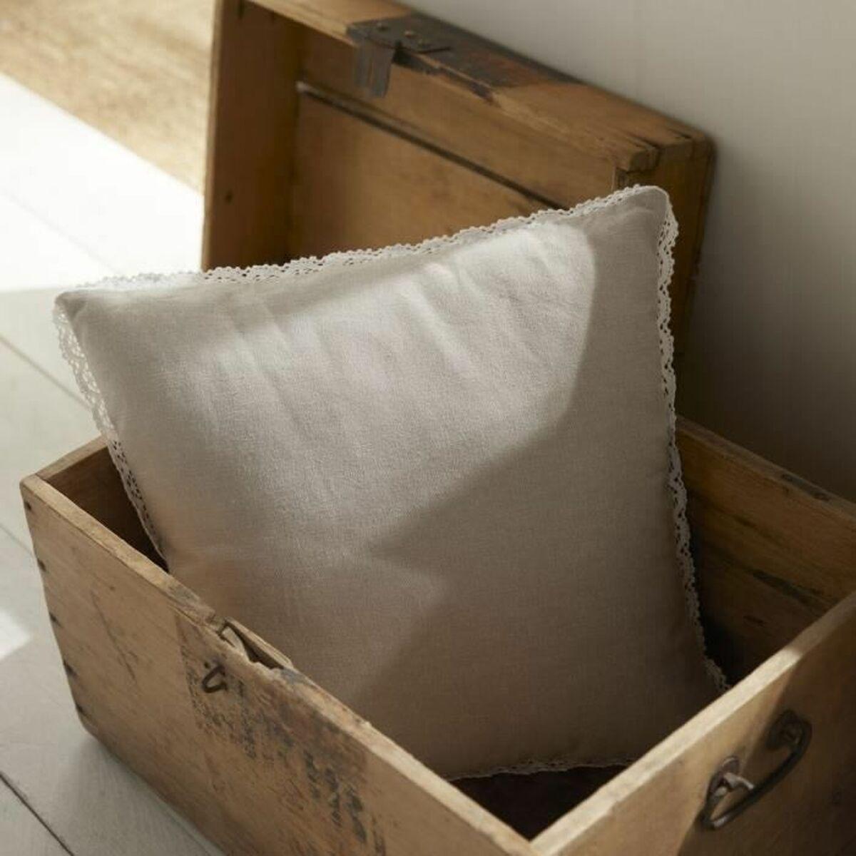 TODAY Pyntepude CHARME 40 x 40 cm - Chambray x Dentelle Berenice