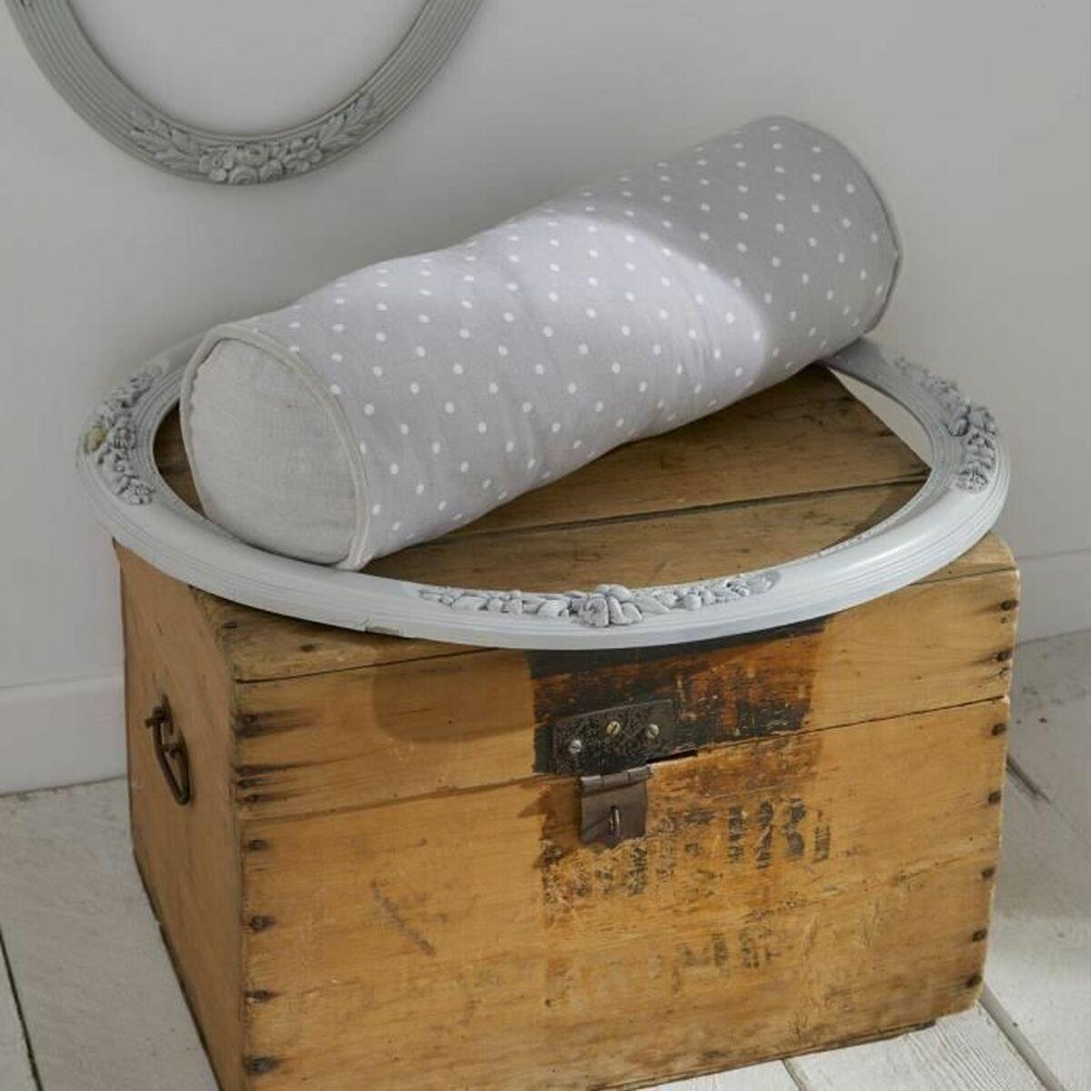 TODAY pyntepude - grå med hvide prikker