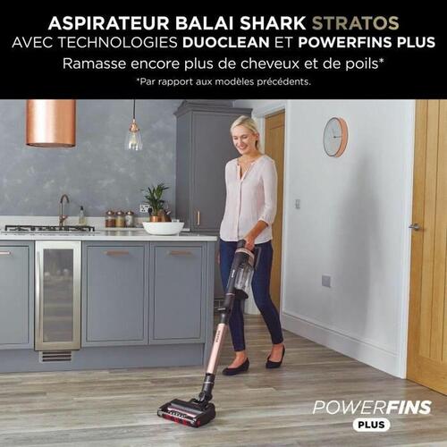 Shark Stratos IZ400EU trådløs stavstøvsuger - DuoClean + PowerFins Plus, LED