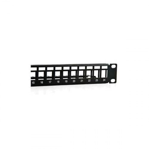 Patchpanel 24-port Cat6 19" - 2LAN