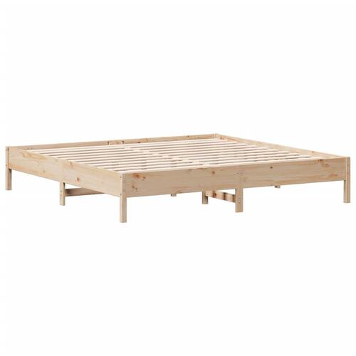 Sengeramme uden madras 180x200 cm massivt fyrretræ (OUTLET A+)