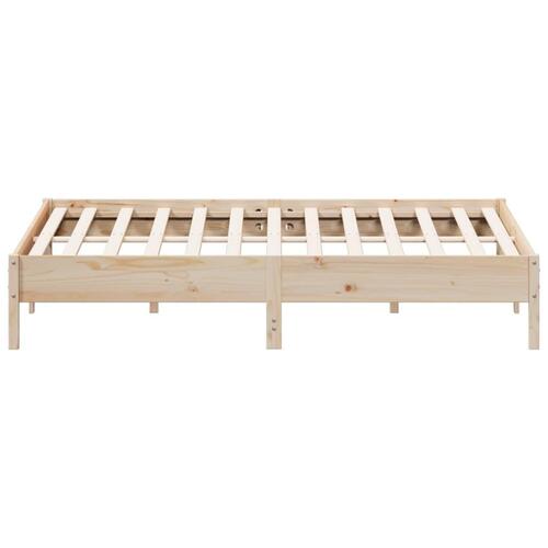 Sengeramme uden madras 180x200 cm massivt fyrretræ (OUTLET A+)