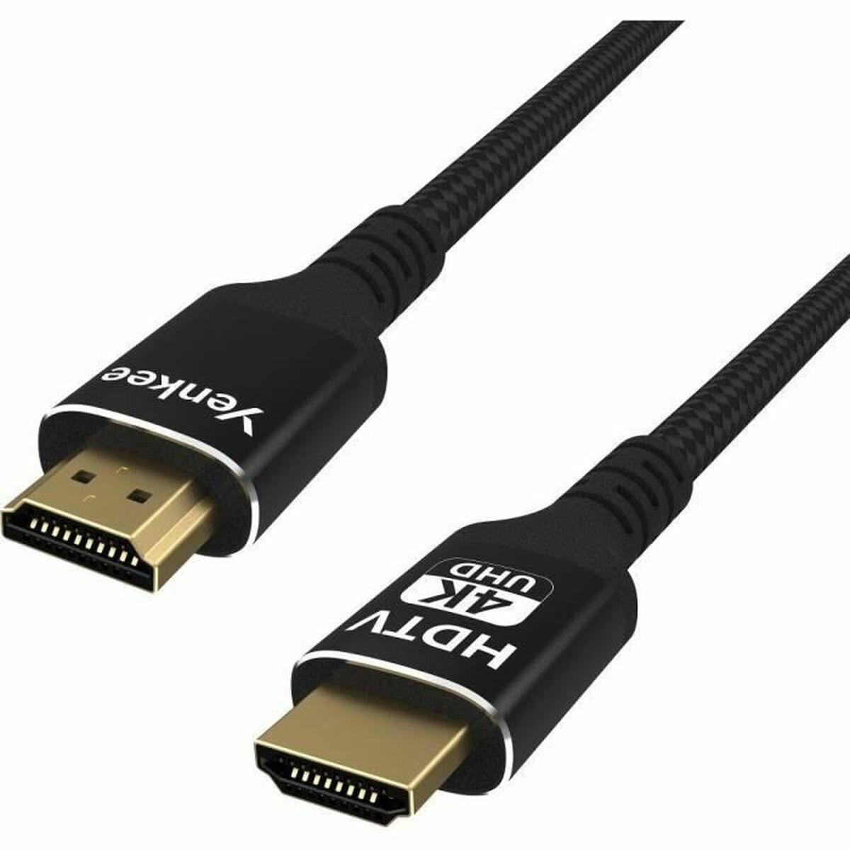 Yenkee HDMI til HDMI kabel - Sort, 1,5 m (YCH 115)