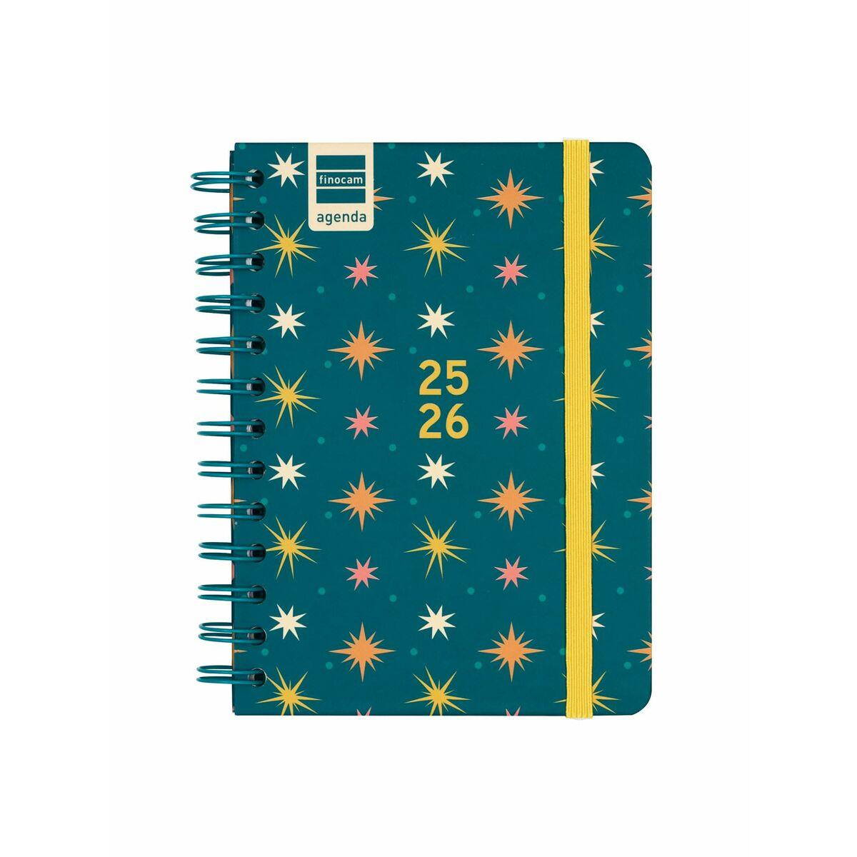 Finocam dagbog/kalender 2025-2026 - spiral og elastik